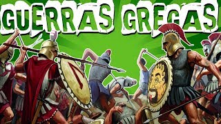 HISTÓRIA GERAL 62 AS GUERRAS GREGAS [upl. by Leipzig]