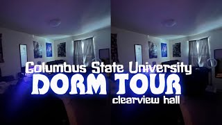 Dorm tour Columbus State University— Clearview hall [upl. by Scherman784]