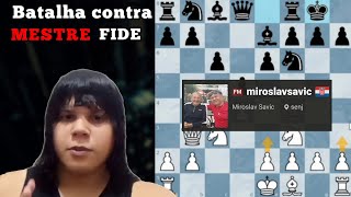 QUASE O IMPOSSÍVEL A Partida que NINGUÉM Esperava Contra um Mestre FIDE ♟️ [upl. by Rudolfo259]