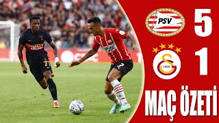 PSV 51 Galatasaray Özet Şampiyonlar Ligi Ön Eleme [upl. by Kcirneh222]