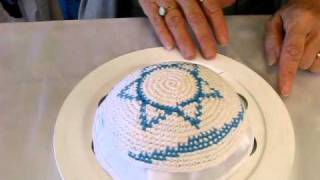 Star of David Crocheted Kippot [upl. by Devitt720]