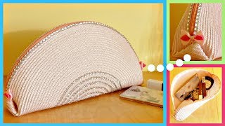 DIY Pouch Bag Out of Placemat Cute amp Easy [upl. by Akenot875]