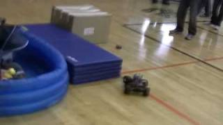 Pololu 3pi Robot  Pool Racing [upl. by Marutani913]