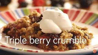 Triple berry crumble [upl. by Pallaton331]