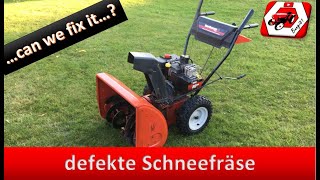 Defekte Schneefräse für 2€ reparieren geht das [upl. by Nywled]