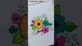 Paint ഇല്ലാതെ Color ചെയ്താലോ 😱ARCHANA DEV shorts archanadev trending art [upl. by Yatnuahs]