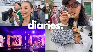 weekly diaries  rome concerts  mini summer haul [upl. by Yssac]