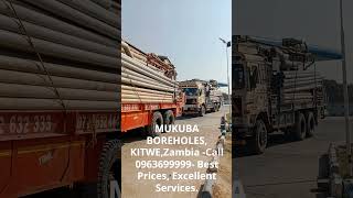 MUKUBA BOREHOLES  0963699999 one of the most reliable Borehole drilling Company in Kitwe Zambia [upl. by Oznofla]