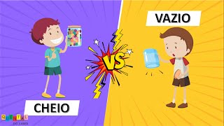 APRENDENDO OS OPOSTOS  EDUCAÇÃO INFANTIL  CONTRÁRIOS ANTÔNIMOS  INVERSOS [upl. by Ecirtra]