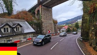 Scenic Drive in Germany Laufenburg to WaldshutTiengen [upl. by Diet]