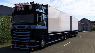 02804028620243078 RODONITCHO ETS2 150048S SCANIA R500  PDT LOGISTICS TRAILER 15 149 150 [upl. by Rebane]