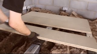 How to board a loft above the insulation [upl. by Ynetsed]