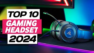 Top 10 Best Budget Gaming Headsets 2024 [upl. by Lehcnom]