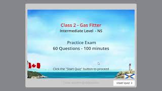 Class 2 Gas Fitter  60 questions  Intermediate Level  Nova Scotia  Practice Exam [upl. by Havens]