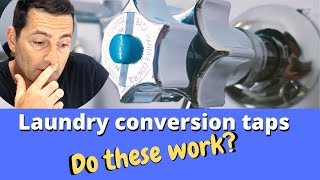 how to install washing machine conversion taps for laundry with Inspire DIY Kent Thomas [upl. by Raveaux110]