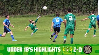 Under 18s Highlights  Yeovil Town 20 Ilchester [upl. by Rudie]