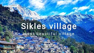 Sikles village Nepal  Kaski  md81 [upl. by Aihsenak]