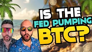 🌴 IS THE FED PUMPING BTC 📈 CRYPTO [upl. by Ihab]