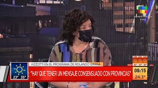 Carla Vizzotti quotCambiamos la métrica de casos a hospitalizacionesquot [upl. by Eicrad]