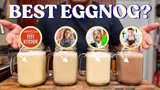 I Tested YouTubes BEST Eggnog Recipes Americas Test Kitchen Joshua Weissman Jamie Oliver [upl. by Kaja147]