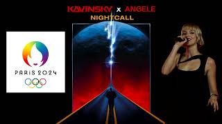 OFFICIAL OLYMPIC GAMES 2024 PARIS CLEAN AUDIO  Kavinsky ft Angele  Nightcall [upl. by Alleram]