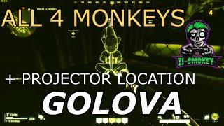 Outbreak Easter Egg Guide All 4 Monkey Locations In Golova  Projector location [upl. by Latea677]