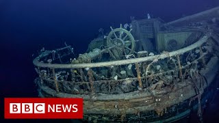 Underwater robots find Shackletons Endurance shipwreck in Antarctic  BBC News [upl. by Ogram]