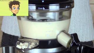 Omega VRT400 HDS Juicer Complete Product Demonstration in the Raw Nutrition Kitchen Almond Milk [upl. by Oinotna519]