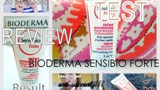 Bioderma Sensibio Forte Product Review  Skin care routine anti rednesses best sensitive skin care [upl. by Moffit]