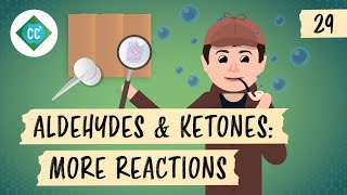 Aldehyde and Ketone Reactions  Hydrates Acetals amp Imines Crash Course Organic Chemistry 29 [upl. by Ert959]