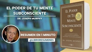 El Poder De La Mente Subconsciente de Joseph Murphy  Libro Resumen [upl. by Jowett819]