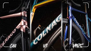 COLNAGO V4RS C68 ET V3 A LA LOUPE [upl. by Ihculo]