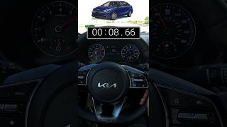 2024 Kia Forte GTLine 060 Test  20L 4cyl NA  CVT  FWD  147hp  132 lbft  2939 mpg shorts [upl. by Macur]