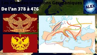 LES GRANDES INVASIONS GERMANIQUES [upl. by Notnelc]