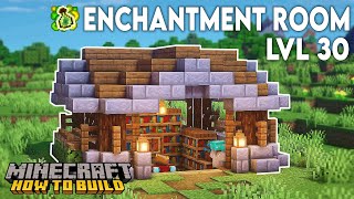 Minecraft How to Build a Enchanting House  Level 30 Enchanting Room [upl. by Ellehcim816]