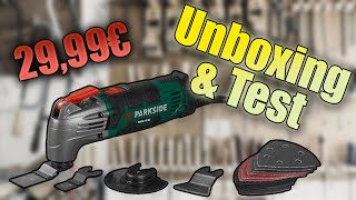 Outils Multifonction Parkside PMFW 310 D2 à 2999€   Unboxing amp Test [upl. by Nissensohn]