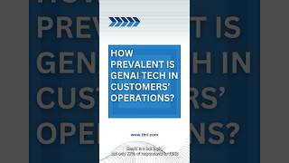 How prevalent is GenAI tech in customers’ operations [upl. by Rexana]