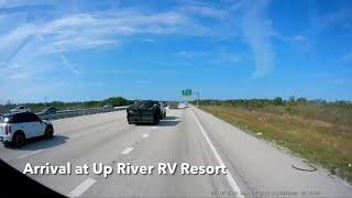 Arrival at Upriver Rv Resort Ft Myers Florida [upl. by Drofnelg]