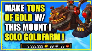 Make TONS of GOLD w this MOUNT SOLO Gold farm WoW Shadowlands GoldMaking  Xiwyllag ATV [upl. by Ocirne]