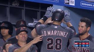 ARILAD Martinez hits four home runs against Dodgers [upl. by Lezirg]