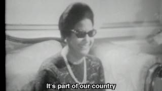 Umm Kulthum  أم كلثوم  interview English subtitles [upl. by Barnebas]