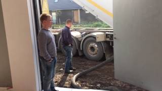 Okofen pelletketel met 47 ton flexilo Amstelveen [upl. by Ruomyes]