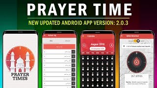 New Prayer Times App  Android Phones  Namaz Timings  Mobile App  DawateIslami  IT Majlis [upl. by Ecirtap]