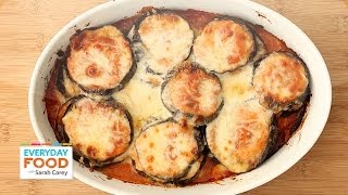 Lighter Eggplant Parmesan  Everyday Food with Sarah Carey [upl. by Tol]