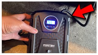 Every MAN needs this  30 Tire Inflator Portable Air Compressor FORTEM REVIEW [upl. by Kunin893]