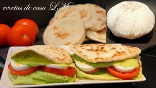 PAN DE PITA EN SARTEN RECETA FÁCIL Y ECONÓMICA [upl. by Nnylkcaj]