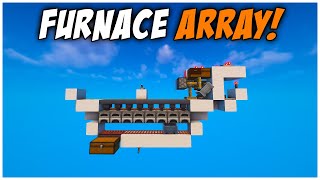 Furnace Array Tutorial  Item Distribution  Minecraft Java 1206 [upl. by Dweck]