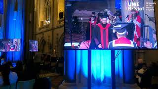 Zaid Muaz Graduation Ceremony  MSc from UWE  Bristol Cathedral 22112023 [upl. by Orme809]