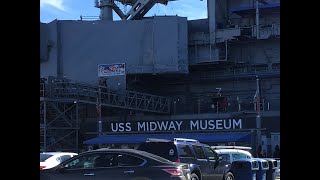 USS Midway Museum WWII Aircraft Carrier San Diego Naval Base [upl. by Prevot542]