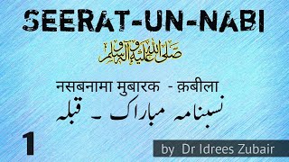 01 Seerat un Nabi  Nasabnama Mubarak  Qabila  Seerat In Urdu [upl. by Eibloc10]